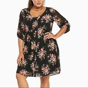 Torrid chiffon dress